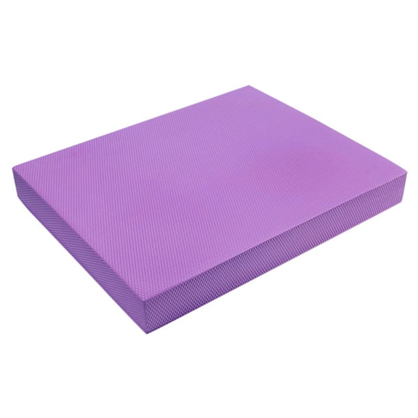TPE Material Balance Træningsfoam Pad - Blød Pude til Træning, Fitness og Yogamåtte (Mørk Rattan Lilla)