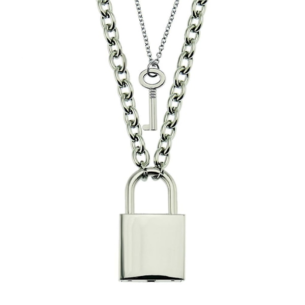 2-pack Halsband Zink Legering Utsökt Nyckelring Multifunktionell