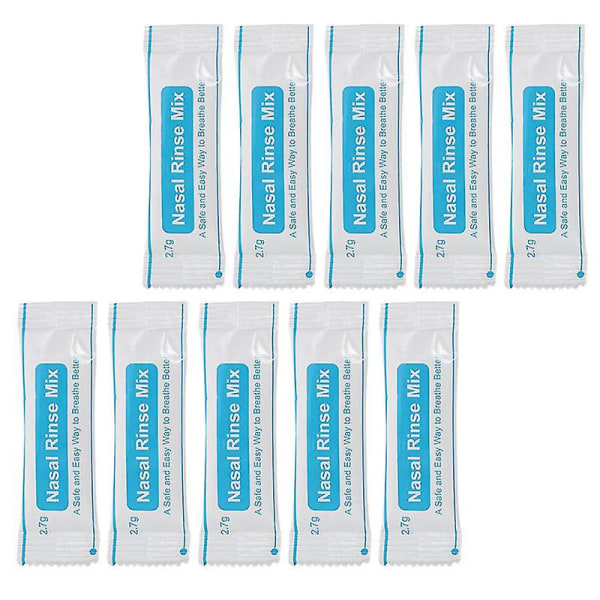 40 förpackningar Nasal Sköljblandning Omedelbar Nasal Wash Pack Solid Salt Pack Ersättningssal