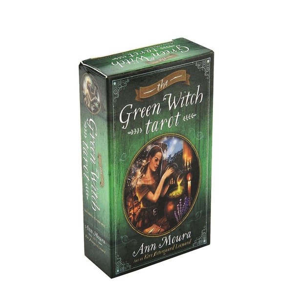 The Green Witch Tarot-kort Engelsk Mystisk Astrologi Party Game Tarot-kort