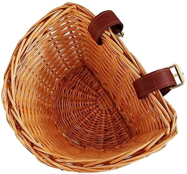 Barncykelkorg Framstyre Korg, Flätad Veke