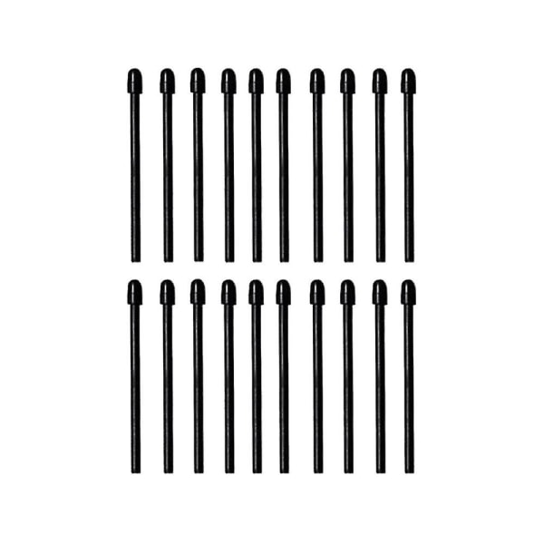 (20 Pack) Marker Pen Spids/spidser Til bemærkelsesværdige 2 Stylus Pen Erstatning Bløde Spidser/spidser Sort