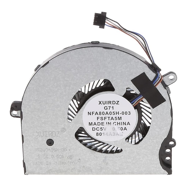 Udskiftet metal bærbar computer CPU køleventilator til HP Pavilion 15-cc