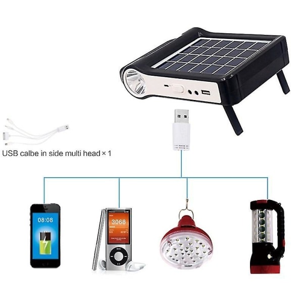 2000w Hög Effekt Bärbar 6v Laddningsbar Solpanel Ström