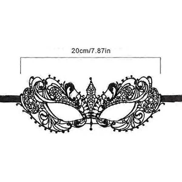 Spets Kattöron Hårband Sexig Maskeradmask Ögonmask Kostym Catwoman Ögonmask Smink Party Favörer