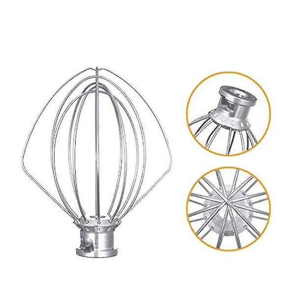 Rustfrit stålpiskeris 5k452ww til Kitchenaid køkkenmaskine