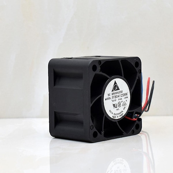1 stk Ffb0412shn 4028 4cm 12v 0.60a - kraftig luftstrøm vifte 40x40x28mm vifte for Antminer Awp8 Psu kjøling