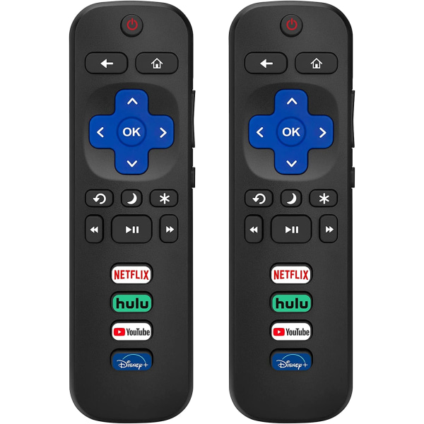 Replaced Remote Control Only for Roku TV, Compatible for TCL Roku/Hisense Roku/Onn Roku/Westinghouse Roku/Philips Roku Series Smart TVs