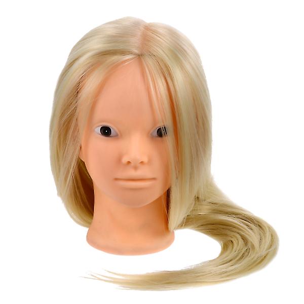 Mannequin Head With Wig Hair And Holder Hair Practice Head M