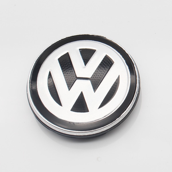 VW legering nav skruvar satin svart hög krom 56mm Pitted surface 56mm