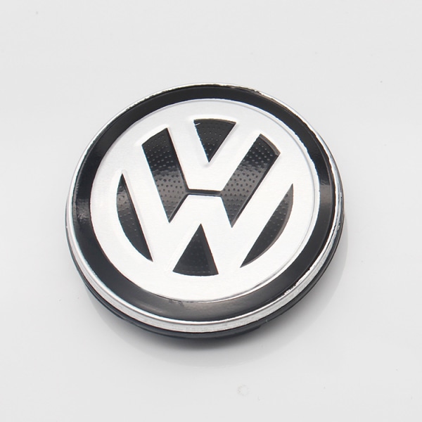 VW legering nav skruvar satin svart hög krom 65mm Pitted surface 65mm