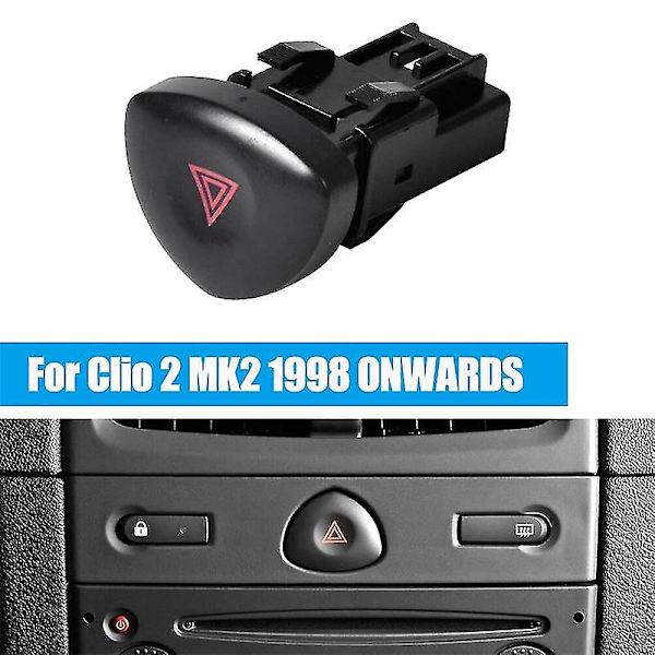 Nødlys-bryter for Renault Clio 2 Mk2