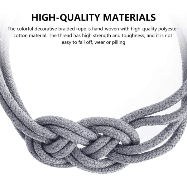Magneettinen verho solmiot Yksinkertainen tyyli solki drape solmio takaisin  verhot Holdbacks ikkunan koristelu eaf4 | Fyndiq
