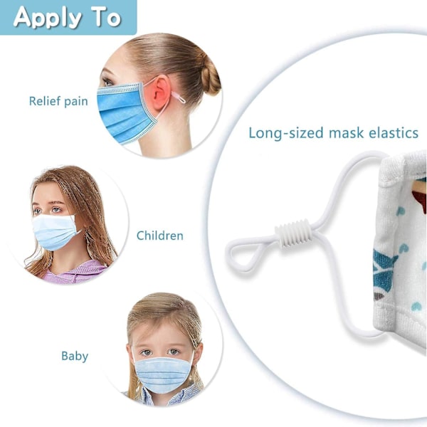 Snorrebåndslåse til Maske - Elastiske Justerbare Knapper