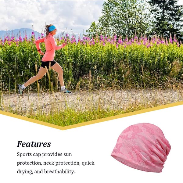 Løpehette Sport Caps Elastisk Hodeplagg Strikket Lue Trykte Hatter