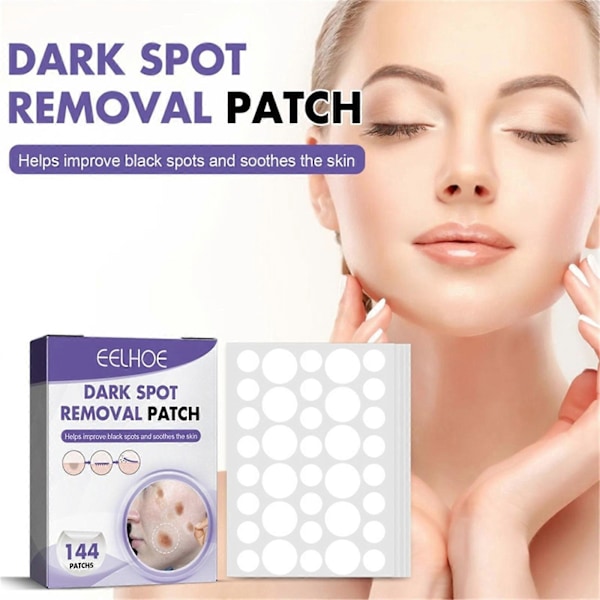 Kosmetiikan aiheuttamien tummien läiskien hoitoon - Post Dark Patch 395 mikropisteellä, dermatologisesti testattu ja ärsyttämätön, ei testattu O