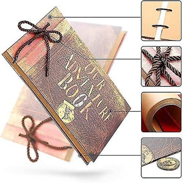 Vores Eventyr Bog Scrapbog Fotoalbum Diy Memory Scrapbog Hard Cover