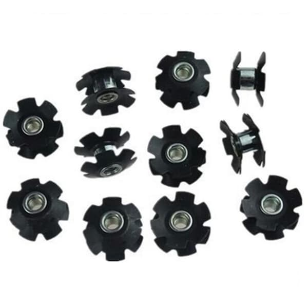 3-pack Stjärnformade Muttrar för Huvudset, Cykelmuttrar, Blandat Set