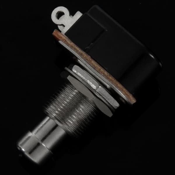 Gitarpedal 2-pinners SPST momentant effekt trykknapp fotbryter