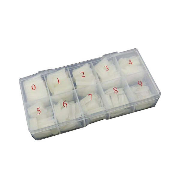 500 st/set Konstgjorda Naglar Falska Halva Art Tips Akryl UV Gel
