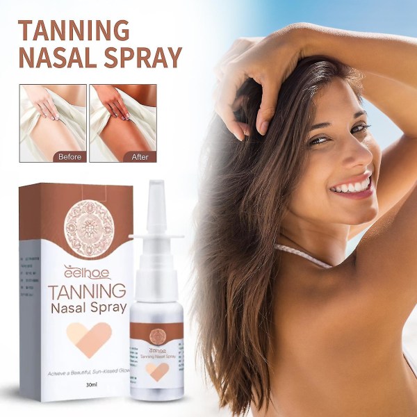 2 stk. Tanning Nasal Spray, Tanning Sunless Spray, dyp Tanning Dry Spray