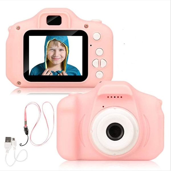 Abc Kids -kamera, 2,0 tuuman ladattava digitaalikamera lapsille, iskunkestävä 1080p HD -videokamera 32 Gt:n Tf-korttilahjoilla 3-12-vuotiaille pojille