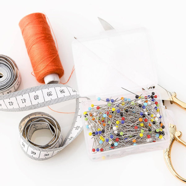 250 stycken sy nålar boll glas huvud nålar raka quiltning nålar för smycken dekoration