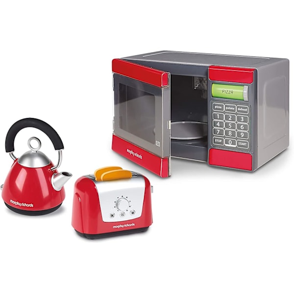 Morphy Richards Mikrovågsugn, Vattenkokare & Brödrost Set | Snygga Leksaksköksapparater För Barn Från 3 År | Ser Precis Ut Som De Riktiga!