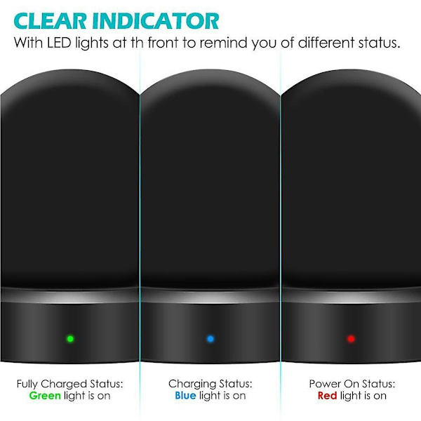 Smartwatch-oplader, skridsikker smartwatch-opladningsdock, bærbar station