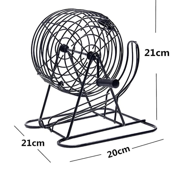 Manuel Bingo Lodtrækningsmaskine Vendespil Spillemaskine Party Underholdning Legetøj