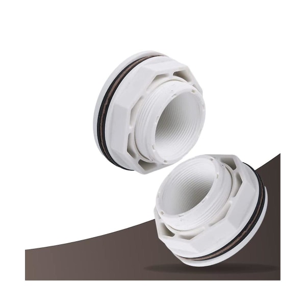 2-pack 1 1/2-tums markinlopp/utloppsrör med låsmutter och packning för Sp1023