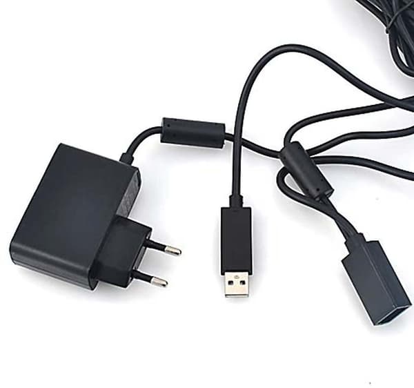 USB-kabelladdare Strömningssensor Ström för Xbox 360 Kinect