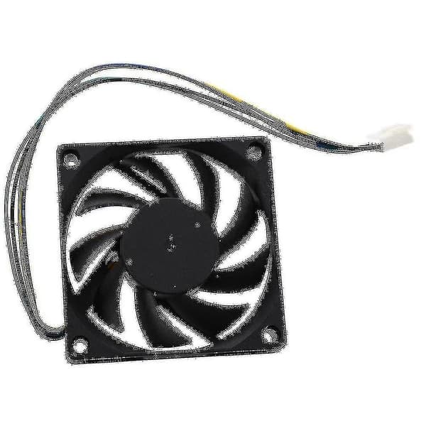 2x 70x70x15mm 12v 4 Pins Pwm Pc Computer Case Cpu Køler Køleventilator Sort