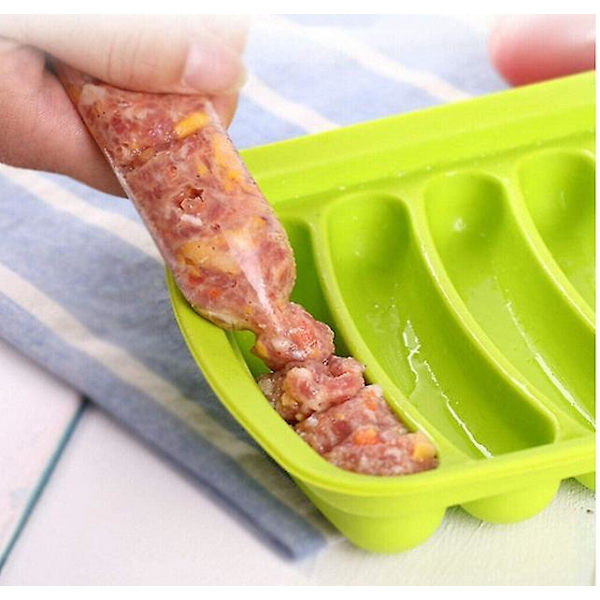 Köttbullsform i Silikon för Hemgjorda Korvar, DIY-Korvar