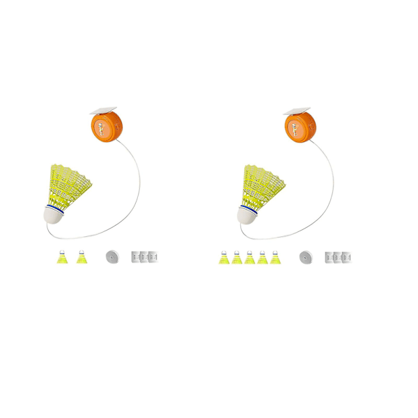 Itsenäinen Badminton-harjoittelusetti, Badminton-harjoitteluvälineet, Badminton-harjoitteluväline, Yksinpelin paluupalloharjoittelija Badminton-itseharjoittelukonetta, 10