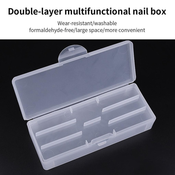 Kunstværktøj Opbevaringsboks Pvc Bærbar Manicure Værktøj Organizer