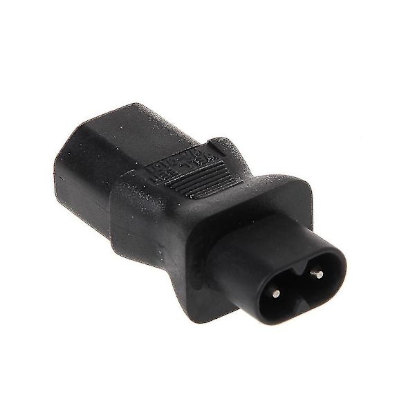 IEC 320 C13 3-polet Hun til C8 2-polet Han Strømstik Konverter Adapter--