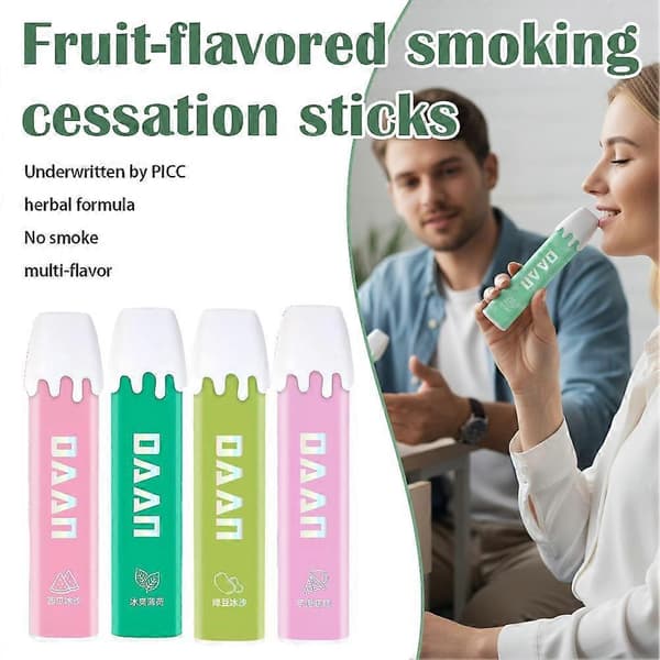 Fruktarom Inhalationssticka Rökfri Örtavslappning Bärbar light green