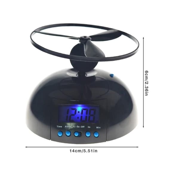 Klocka med Elektrisk Display Timer Hem Sovrum Flygande Klocka Bakgrundsbelyst