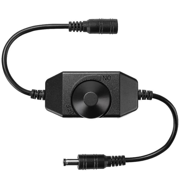 Lysdimmer, DC 12v-24v Dimmerbryter for stripelys, Sin