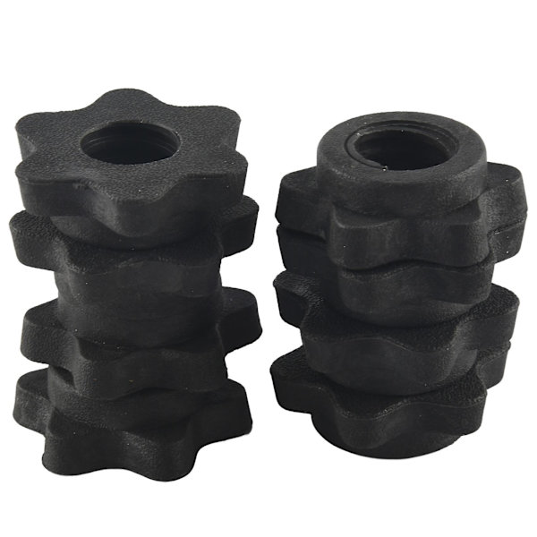 4 par Dumbbell Hex Møtrik, Dumbbell Stang Møtrik, Spinlock Kraver Til Barbell Stænger Træning Sport