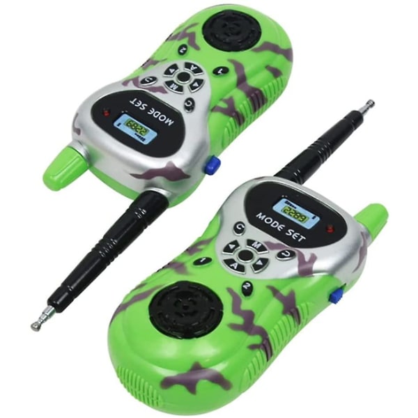Talk Distance 50 Meters Lasten Walkie Talkie (vihreä)