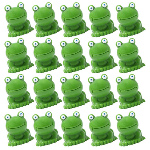 30 stk Mini Simulering Frosker Reptil Boks Resin Dyr Landsca