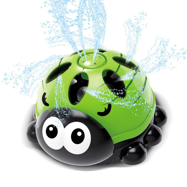 Sprinkler legetøj mariehøne (grøn) til børns udendørs vandleg ladybug (green)