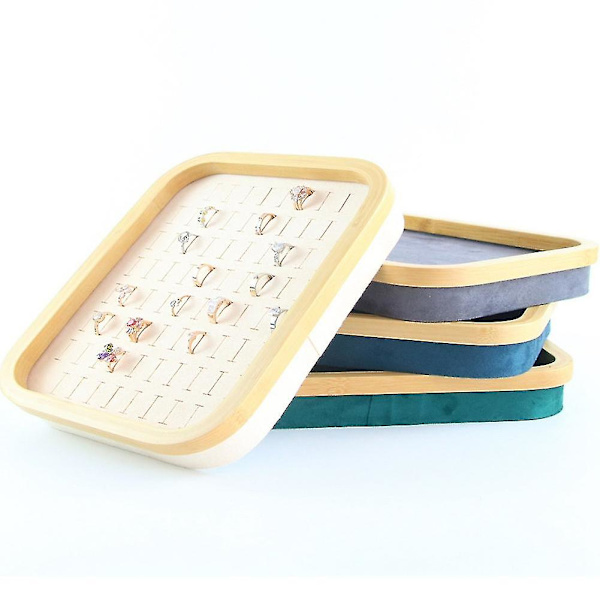 76 Slots Ring Display, Ring Holder Showcase For Store Displa