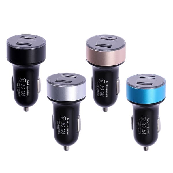 Biloplader Billader Telefon Dobbelt Billader 3.1a Billader Usb Billader Adapter