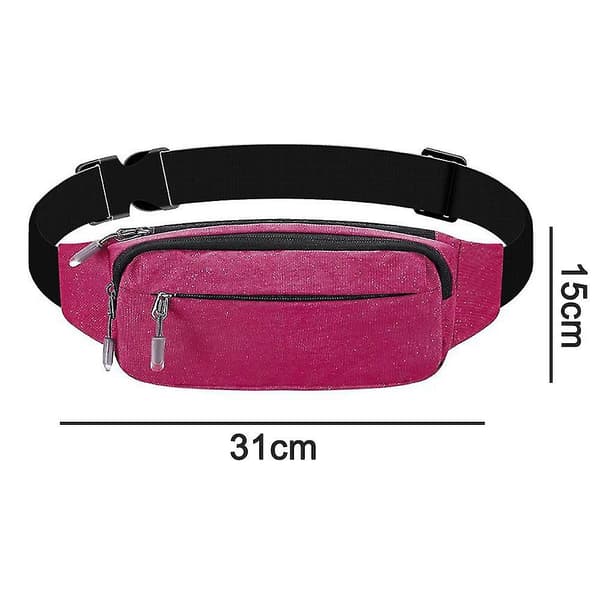 Fanny Pack til kvinder og mænd, løbebælte, rejsetaske, passer til Phs