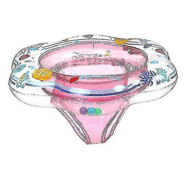 Hmwy-baby Swimming Ring Floats With Safety Seat Double Airbag Swim Rings