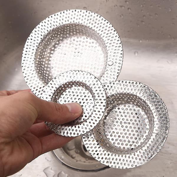 3 stk vaskefilter avløpsdeksel hår catcher dusjavløp vaskefilter