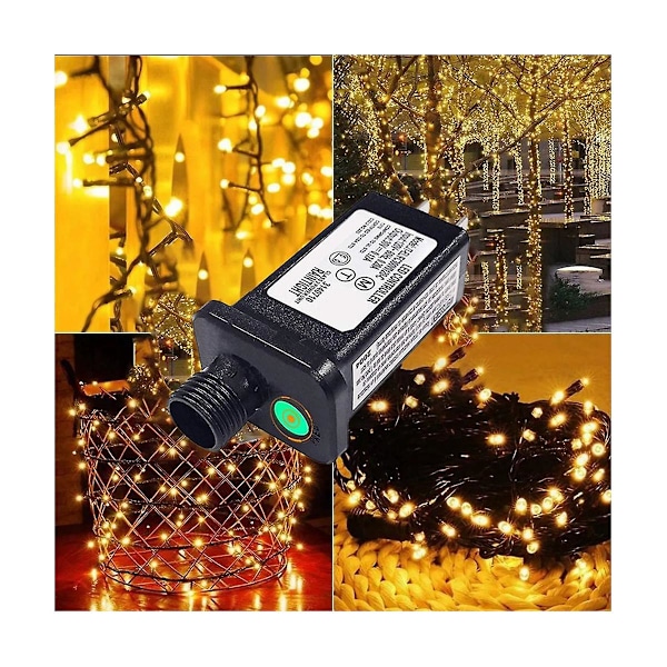 24v transformatorplugg strømforsyning egnet for jul halloween led utstyr dekorasjoner eu plugg